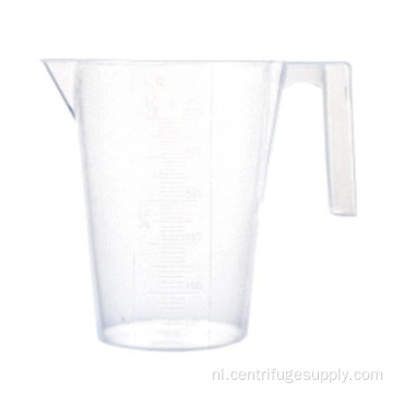 Lab Gebruik plastic beker 50ml met handvat